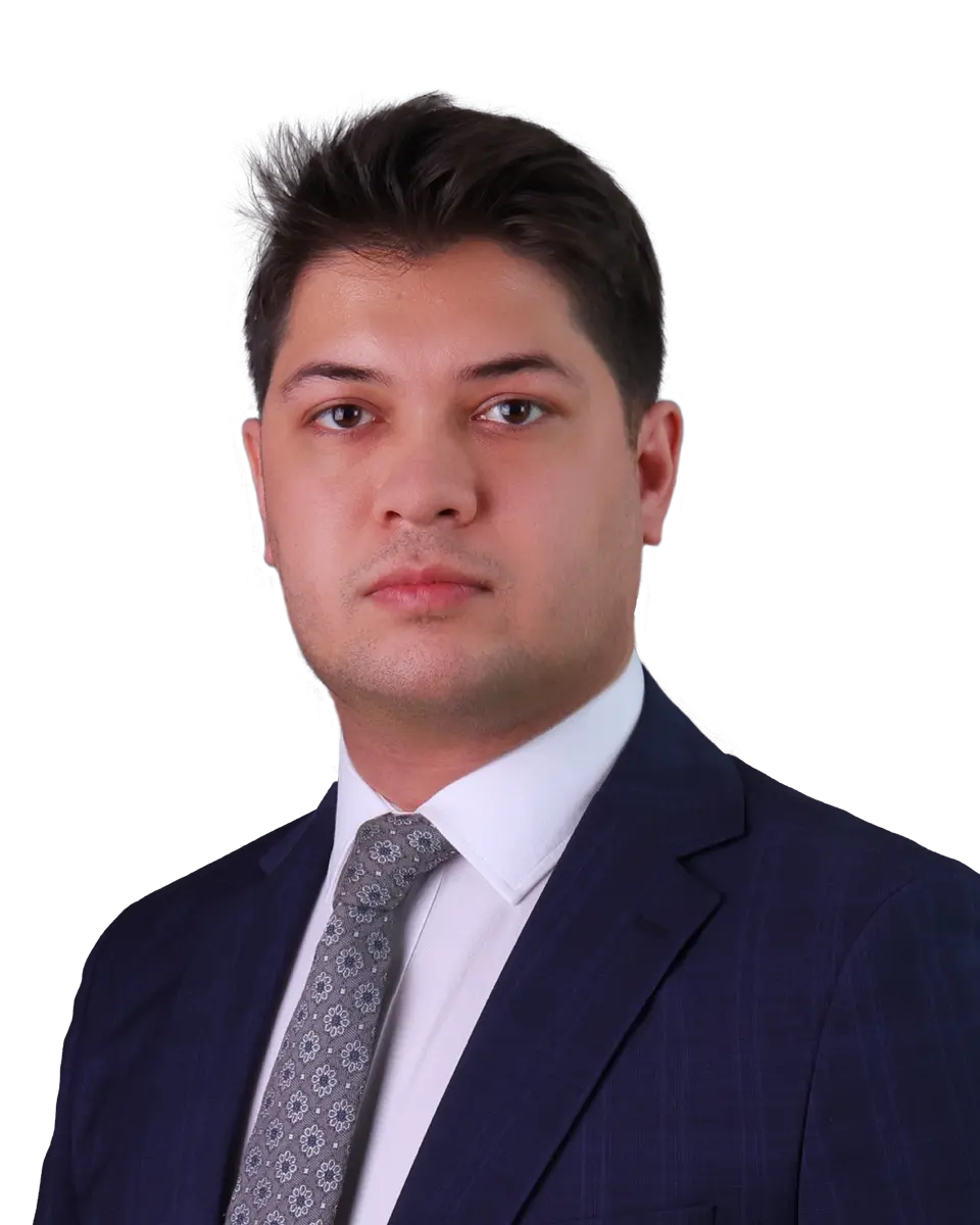 Esad Çatak portresi, uluslararası tahkim ve inşaat uyuşmazlıkları alanında uzman avukat